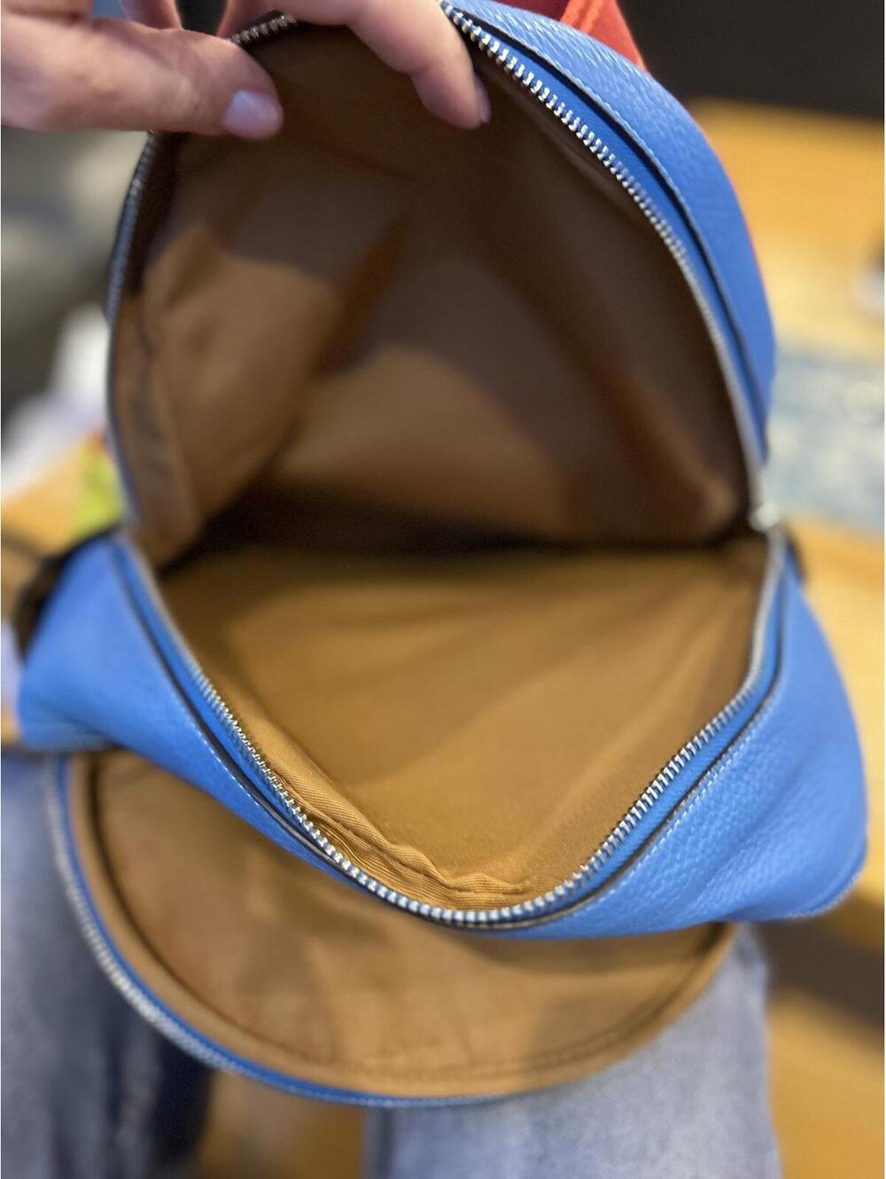 Stylish Coach Color Block Backpack - Picture 4 of 9